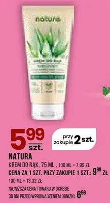 Krem do rąk promocja w Drogerie Natura