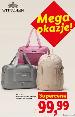 Torba podróżna Wittchen Free On Board promocja w Lidl