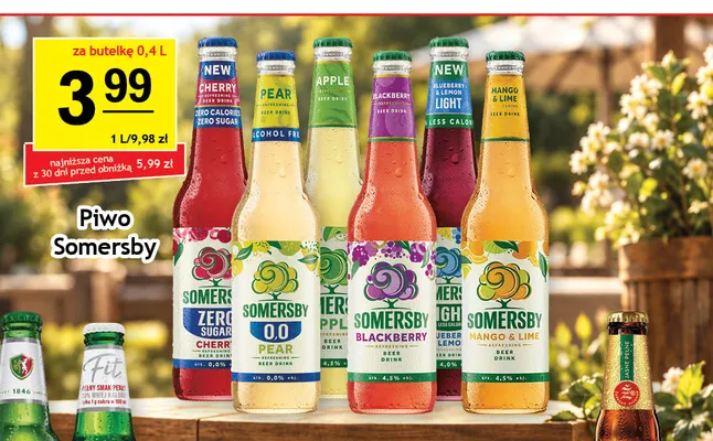 Piwo bezalkoholowe Somersby Pear promocja w Gram Market