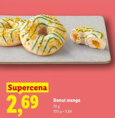 Donut mango promocja w Lidl