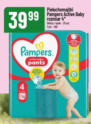 Pieluchomajitki Active Baby rozmiar 4 Pampers promocja w POLOmarket
