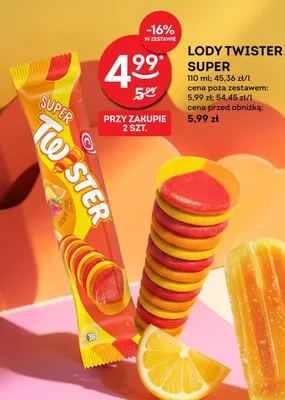 Lody Twister Super promocja w Żabka