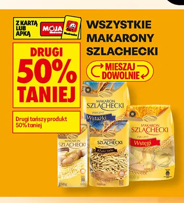 Makaron Szlachecki wstążki promocja w Biedronka