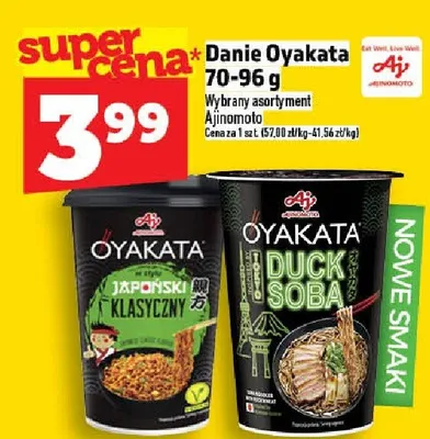 Danie Oyakata japoński klasyczny Ajinomoto promocja w TOPAZ