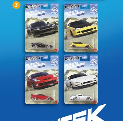 Samochodzik Hot Wheels z kolekcji Szybcy i wściekli promocja w Biedronka