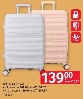 Walizka PP 74l promocja w Selgros