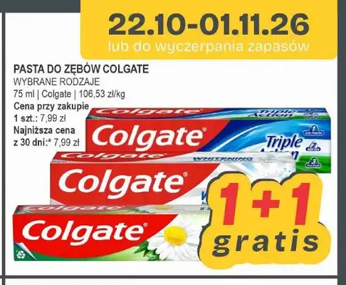 Pasta do zębów Colgate Herbal promocja w Słoneczko