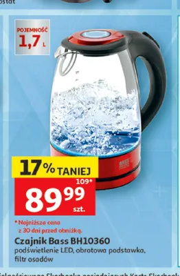 Czajnik Bass BH10360 promocja w Auchan