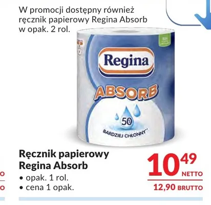 Ręcznik papierowy Regina Absorb promocja w Makro