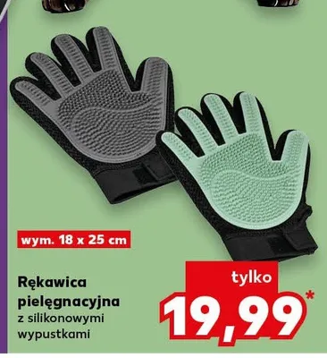 Rękawica pielęgnacyjna z silikonowymi wypustkami promocja w Kaufland