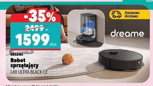 Robot sprzątający L40 ULTRA BLACK CE promocja w Biedronka Home