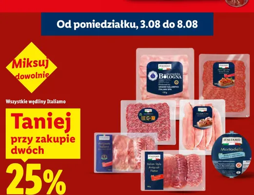 Wędlina Antipasto Italiano Italiamo promocja w Lidl