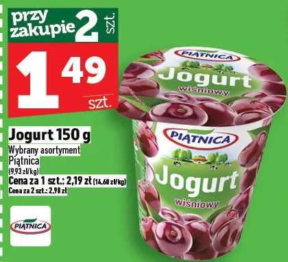 Jogurt promocja w TOPAZ