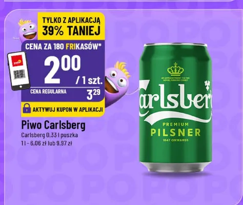 Piwo Carlsberg promocja w POLOmarket
