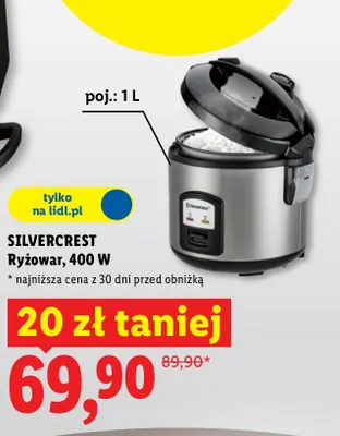 Ryżowar 400W promocja w Lidl