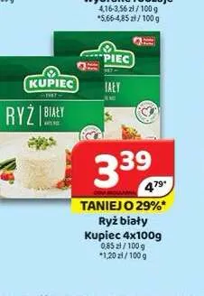 Ryż biały Kupiec 4-pak promocja w Delfin