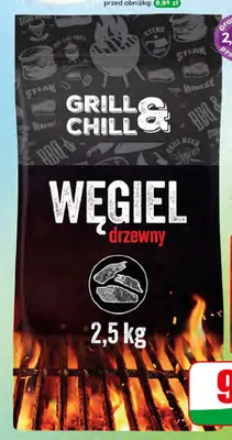 Węgiel drzewny Grill & Chill promocja w Dino
