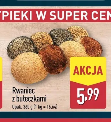 Rwaniec z bułeczkami promocja w Aldi
