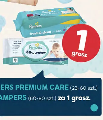 Chusteczki Pampers fresh & clean promocja w Stokrotka