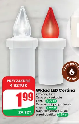 Wkład LED Cortina promocja w Dino