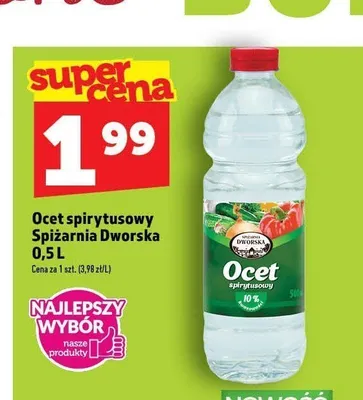 Ocet spirytusowy Spiżarnia Dworska promocja w TOPAZ