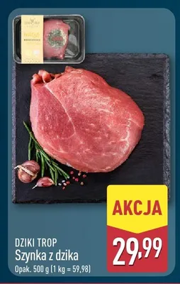 Szynka z dzika promocja w Aldi