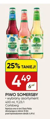 Piwo Somersby promocja w Chata Polska