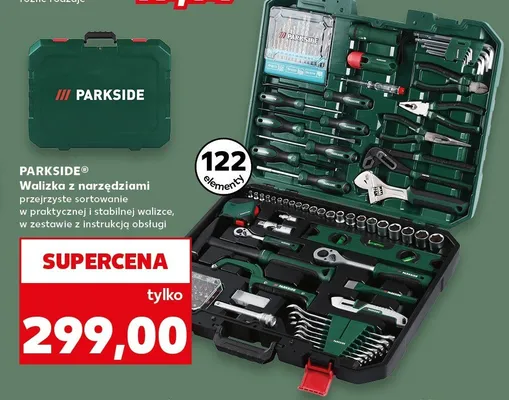 Walizka z narzędziami przejrzyste sortowanie w praktycznej i stabilnej walizce, w zestawie z instrukcją obsługi promocja w Kaufland