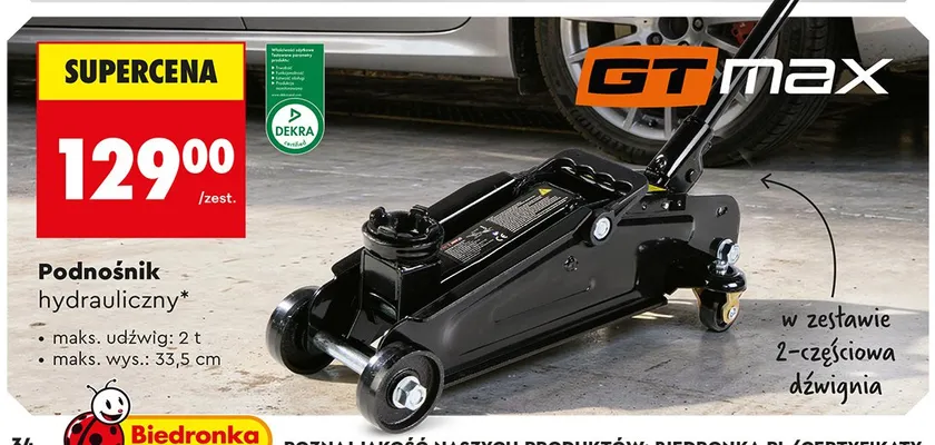Podnośnik hydrauliczny promocja w Biedronka
