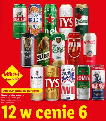 Piwo Tyskie Gronie promocja w Lidl