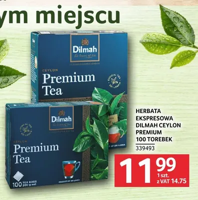 Herbata ekspresowa Dilmah Ceylon Premium promocja w Selgros