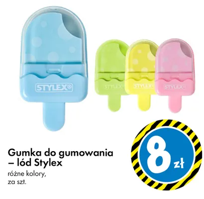 Gumka do gumowania lód Stylex promocja w Tedi