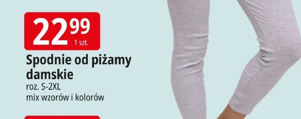 Spodnie od piżamy damskie promocja w Leclerc