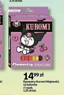 Flamastry Kuromi Majewski 12 kolorów promocja w Empik