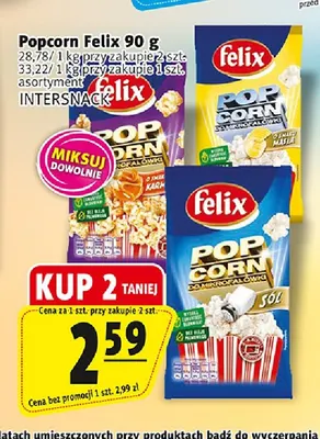 Popcorn Felix promocja w Prim Market