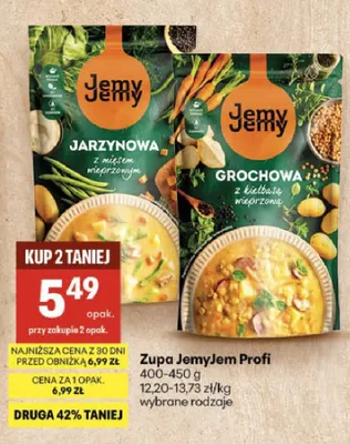 Zupa Jarzynowa z mięsem wieprzowym JemyJemy promocja w Delikatesy Centrum