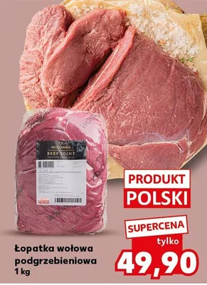 Łopatka wołowa podgrzebieniowa promocja w Kaufland