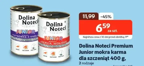 Premium Junior mokra karma dla szczeniąt 400g promocja w KAKADU