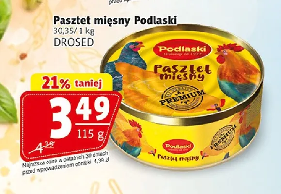 Pasztet mięsny Podlaski promocja w Prim Market