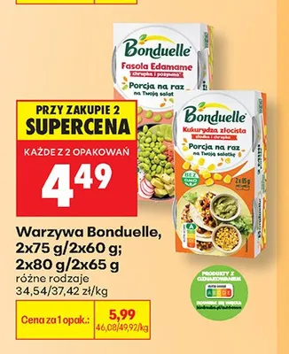 Fasola Edamame Bonduelle promocja w Biedronka