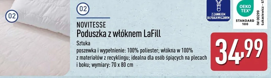 Poduszka promocja w Aldi