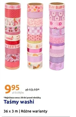 Taśmy washi promocja w Action