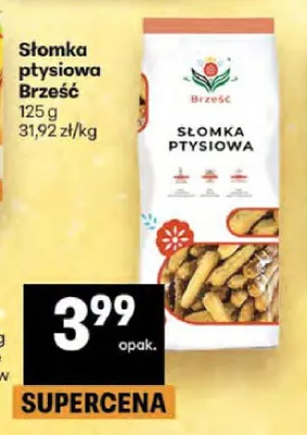 Słomka ptysiowa Brześć promocja w Delikatesy Centrum