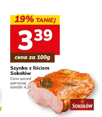 Szynka z liściem Sokołów promocja w Hitpol