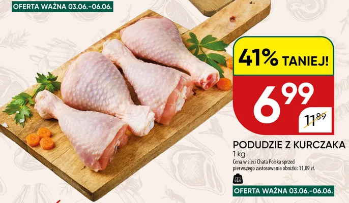 Podudzie z kurczaka Chata Polska promocja w Chata Polska