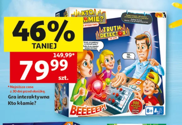 Gra interaktywna Kto kłamie? promocja w Auchan