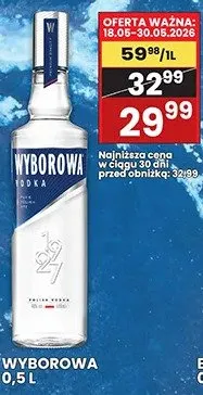 Wódka Wyborowa promocja w Wafelek