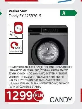 Pralka Slim Candy promocja w kakto.pl