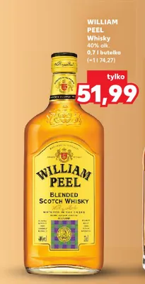 Whisky William Peel promocja w Kaufland
