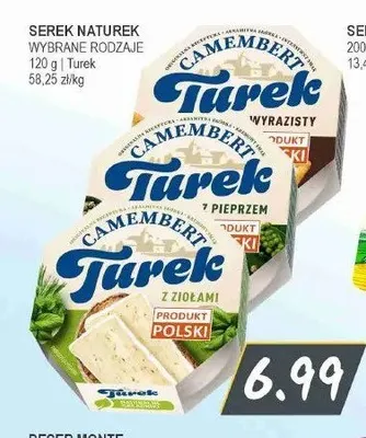 Serek Camembert Turek Naturek 7 Pieprzów promocja w Słoneczko